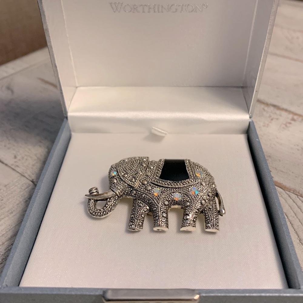 Worthington Elephant Brooch